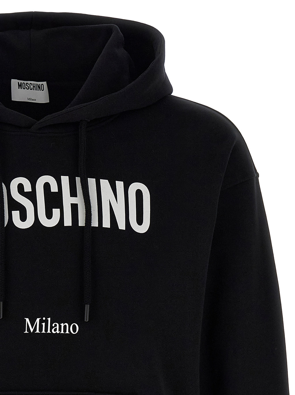 Moschino Schwarzer Baumwoll-Sweatshirt