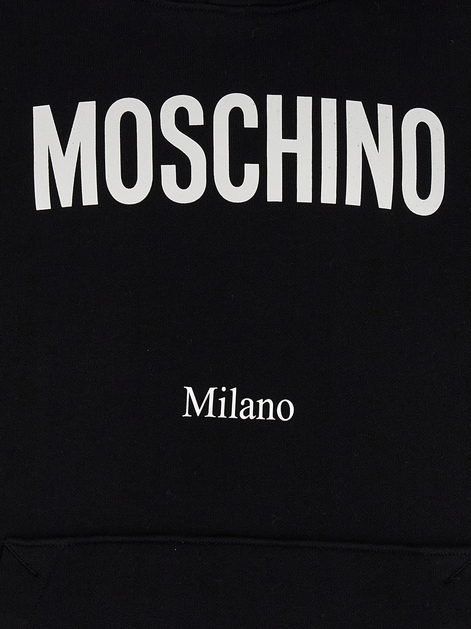 Moschino Schwarzer Baumwoll-Sweatshirt