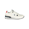 U.S. POLO ASSN. Herren-Sneaker aus weißem Polyurethan