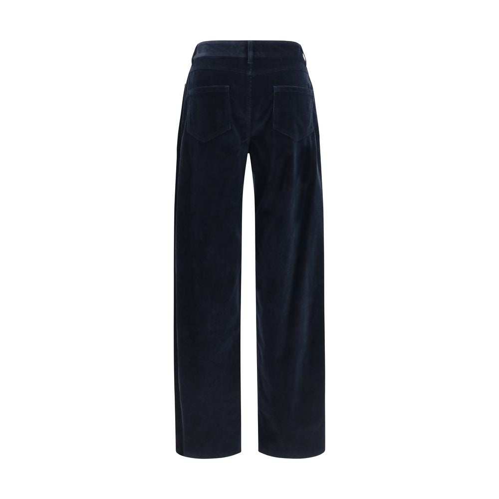 Max Mara Blaue Baumwollhose