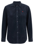 Polo Ralph Lauren Blaue Baumwollbluse