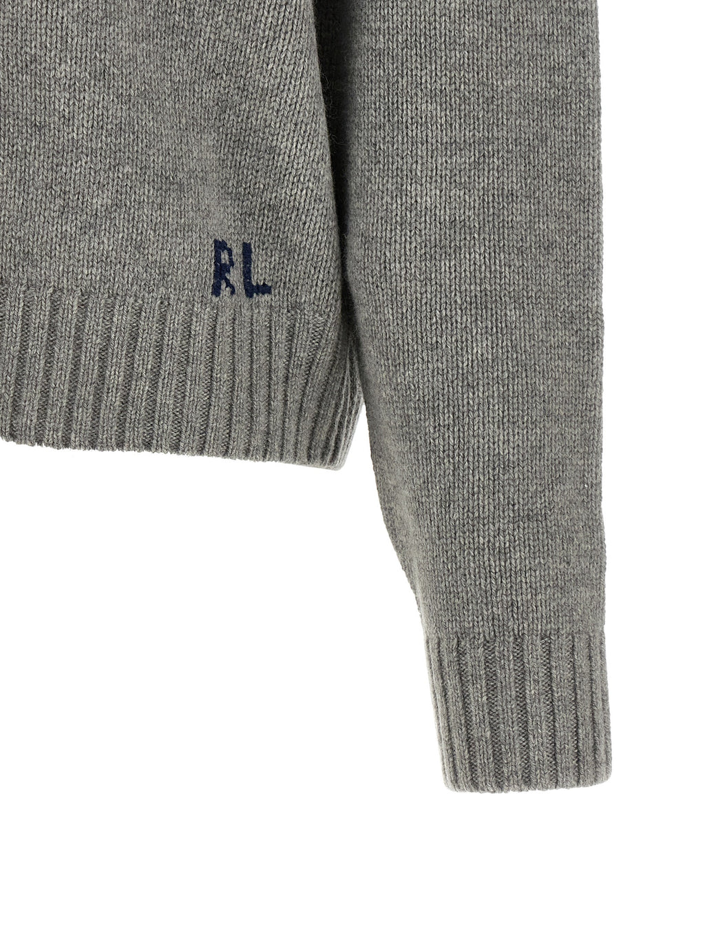 Polo Ralph Lauren Grauer Wollcardigan