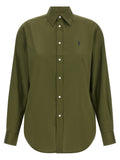 Polo Ralph Lauren Zweifarbige Baumwollbluse