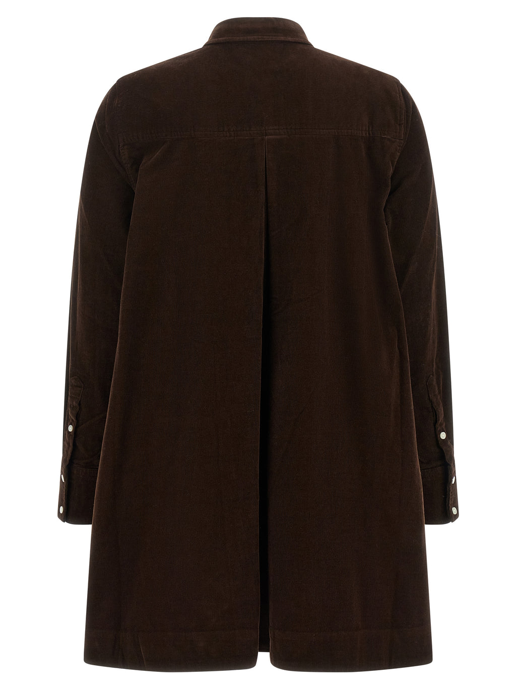 Polo Ralph Lauren Kurzes Kleid aus brauner Baumwolle