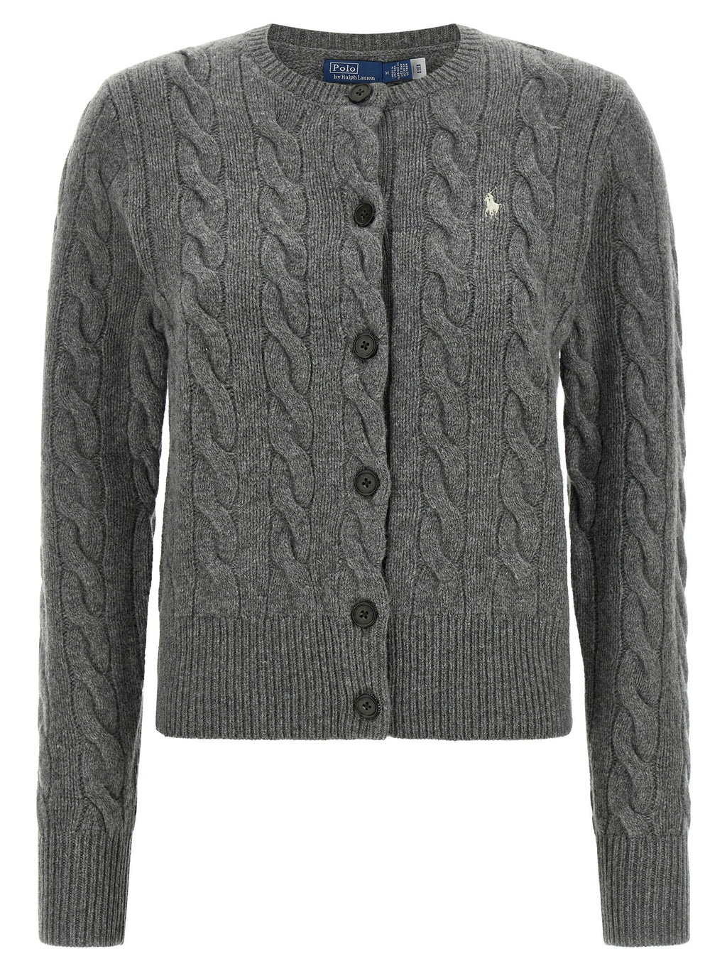 Polo Ralph Lauren Grauer Wollcardigan