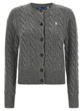 Polo Ralph Lauren Grauer Wollcardigan