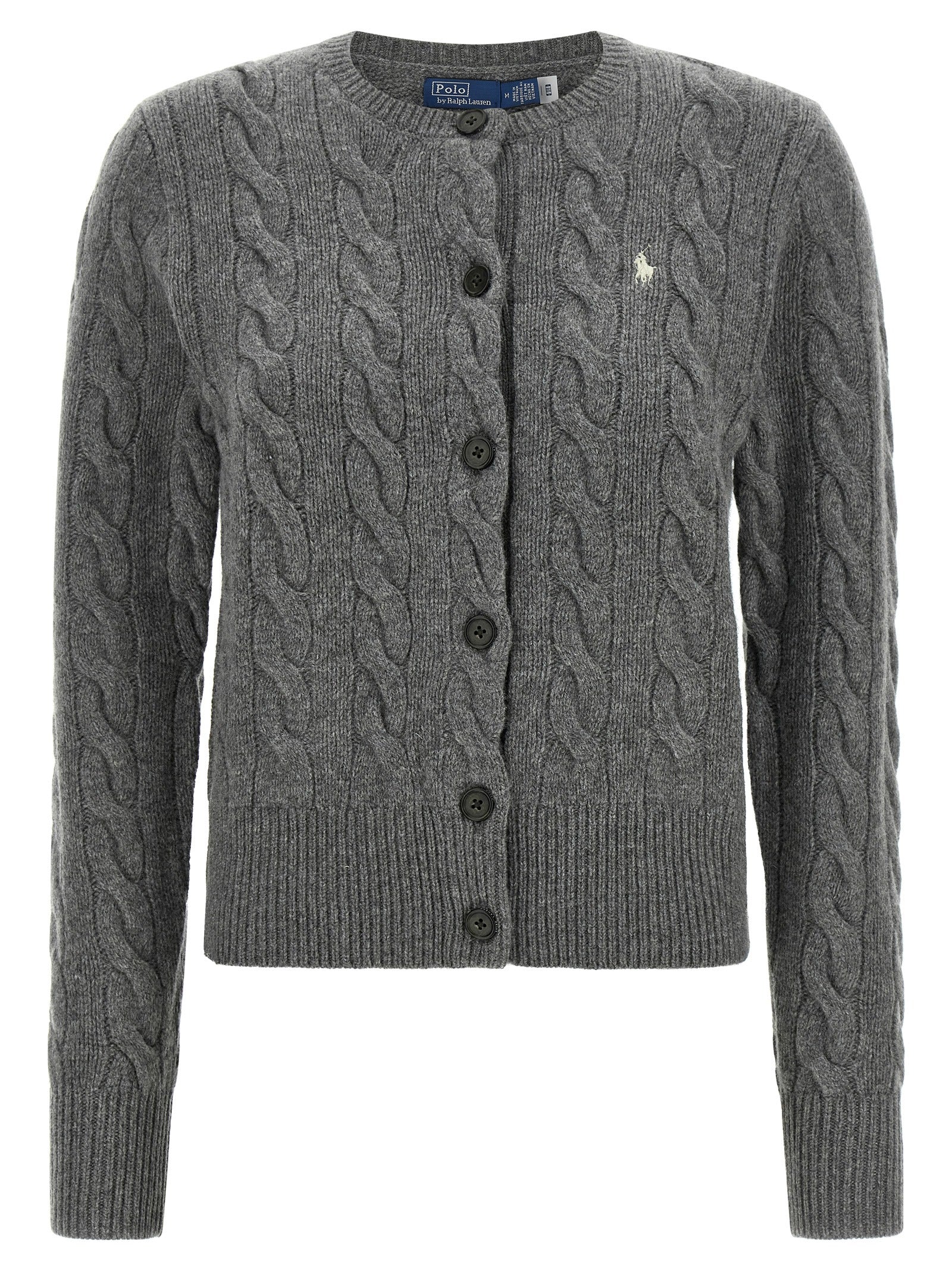 Polo Ralph Lauren Grauer Wollcardigan