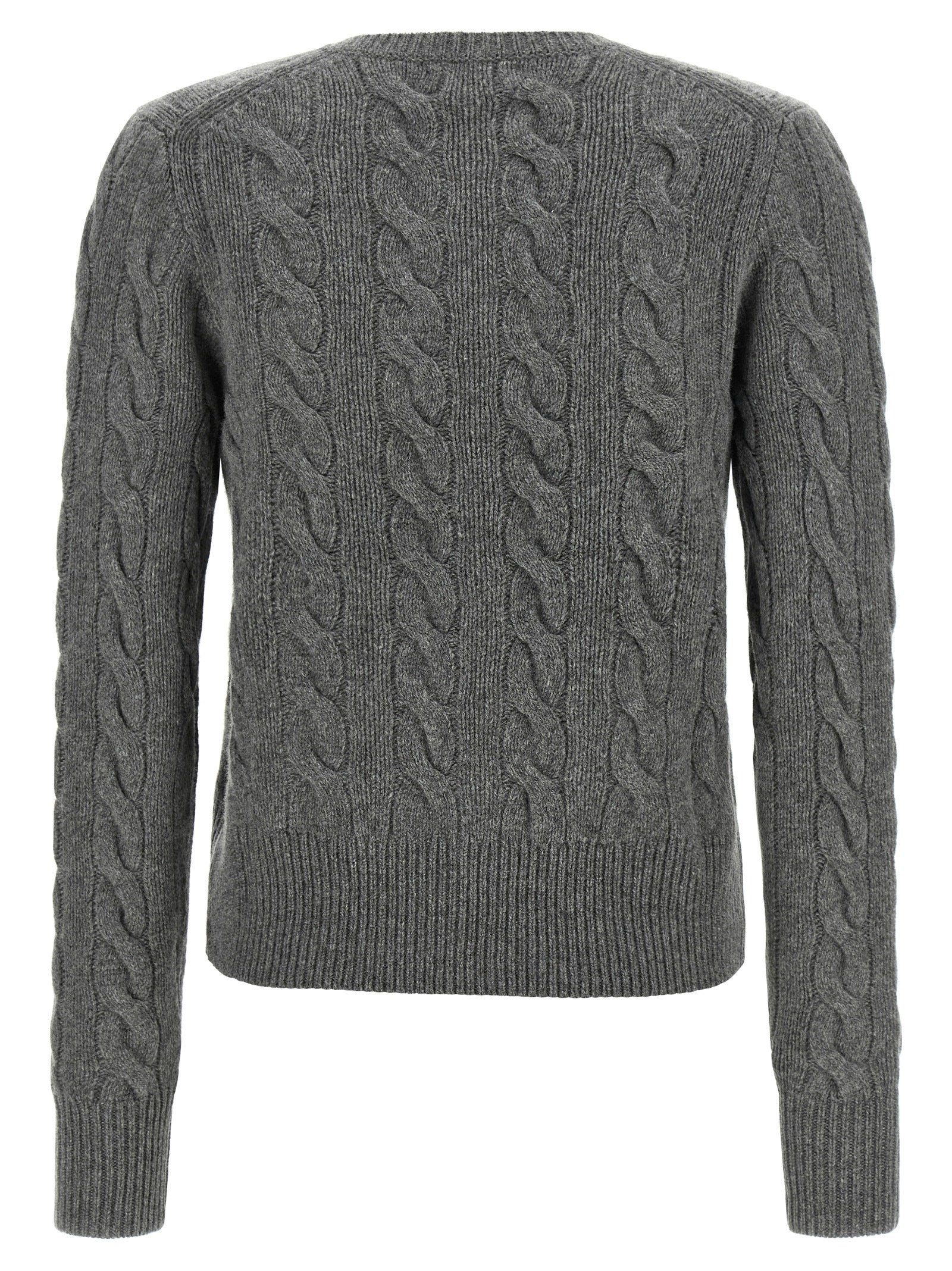 Polo Ralph Lauren Grauer Wollcardigan