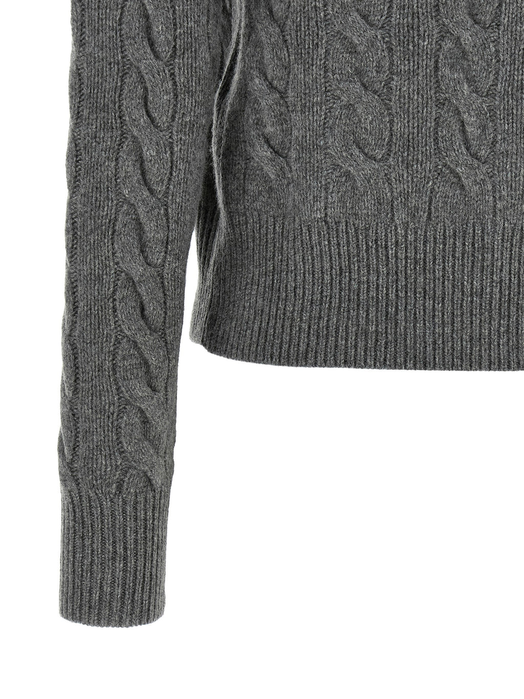 Polo Ralph Lauren Grauer Wollcardigan