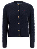 Polo Ralph Lauren Blauer Wollcardigan