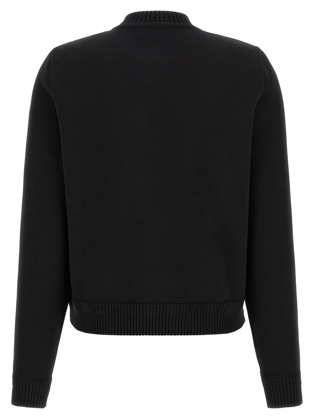 Moncler Schwarzer Cardigan aus Polyamid