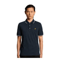 Lyle & Scott Blaues Baumwoll-Polohemd