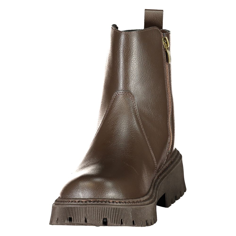 U.S. POLO ASSN. Braune Ankle Boots aus Polyethylen