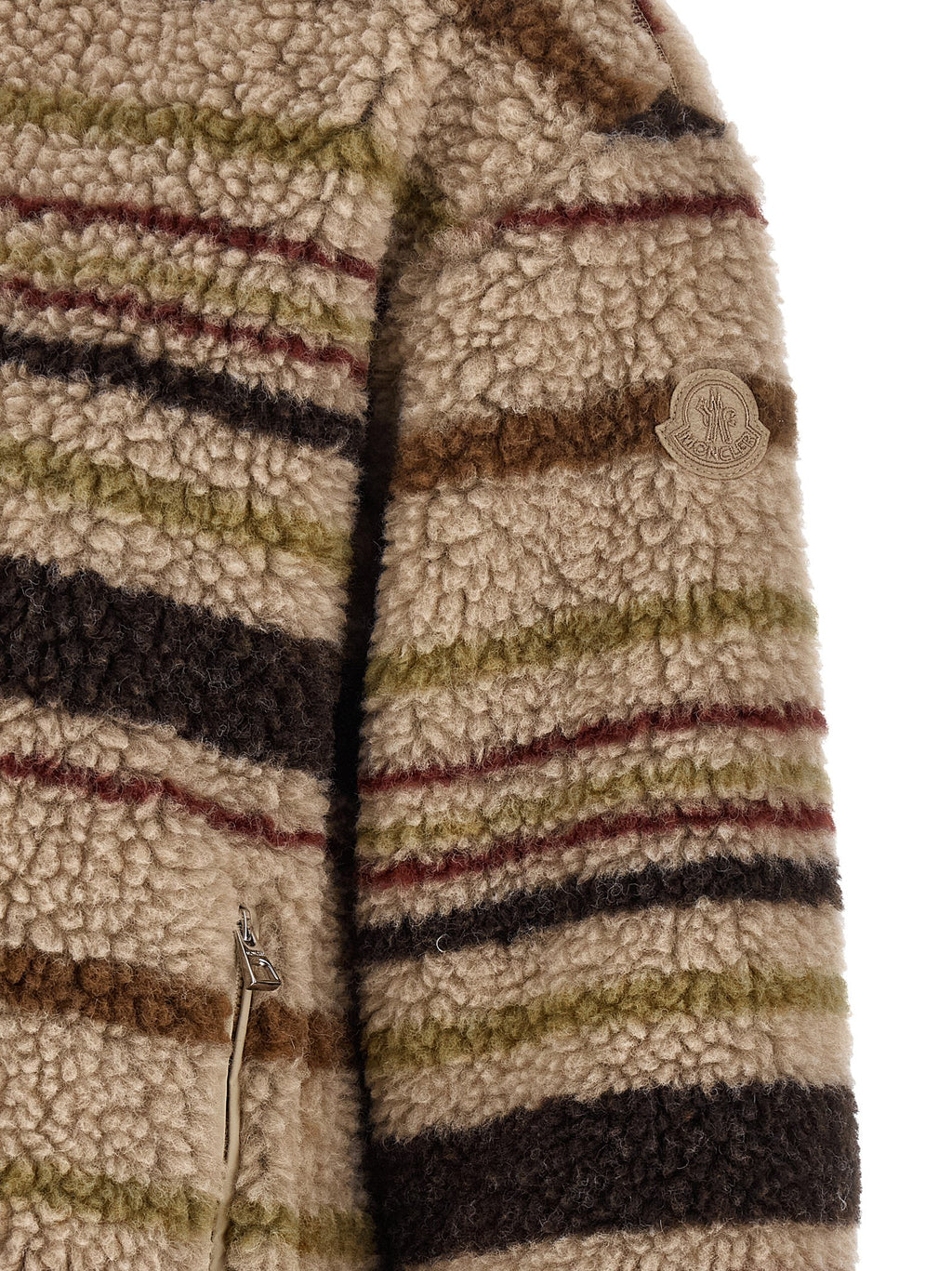Moncler Brauner Strickcardigan aus Polyester