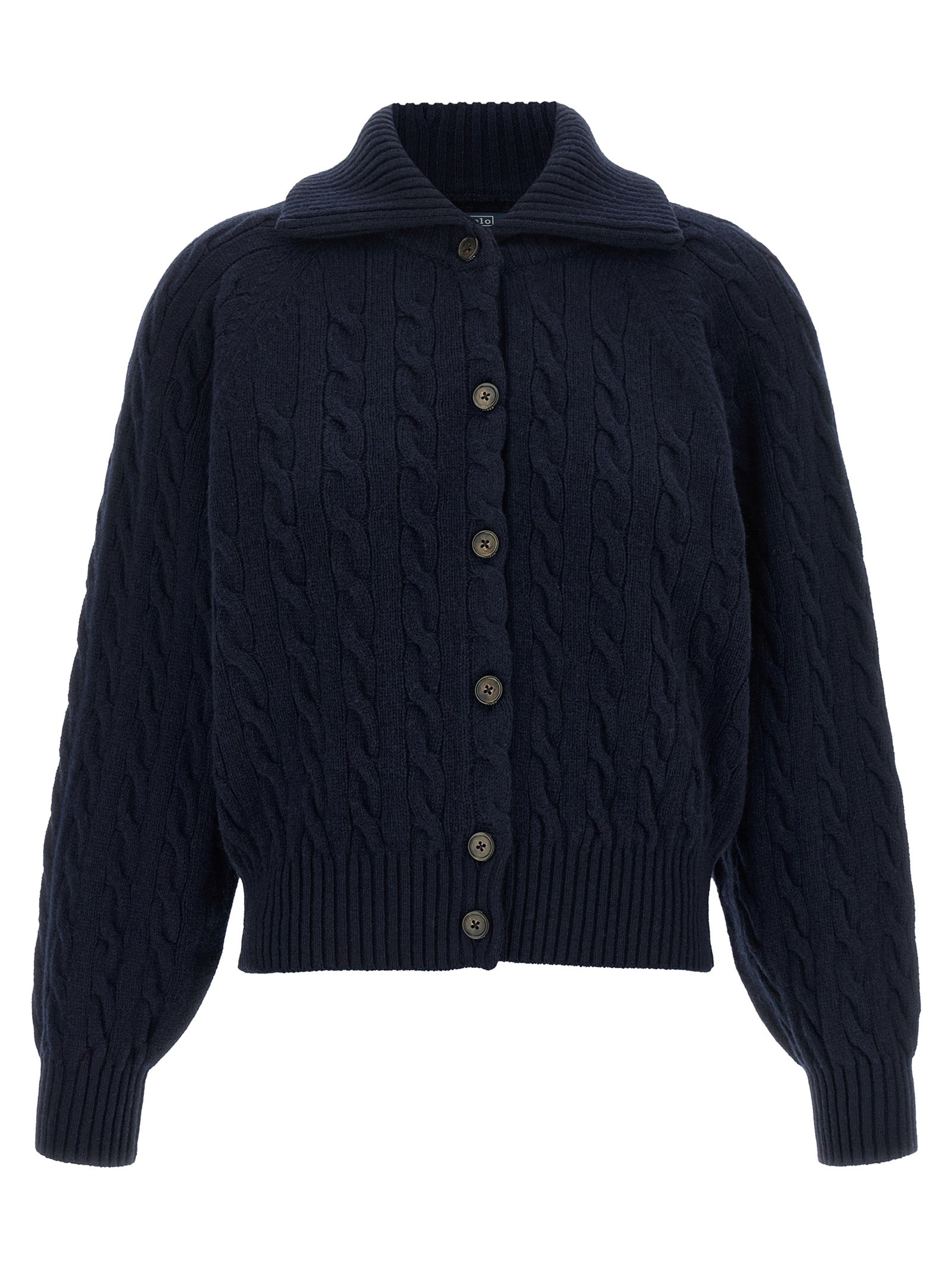 Polo Ralph Lauren Blauer Wollcardigan