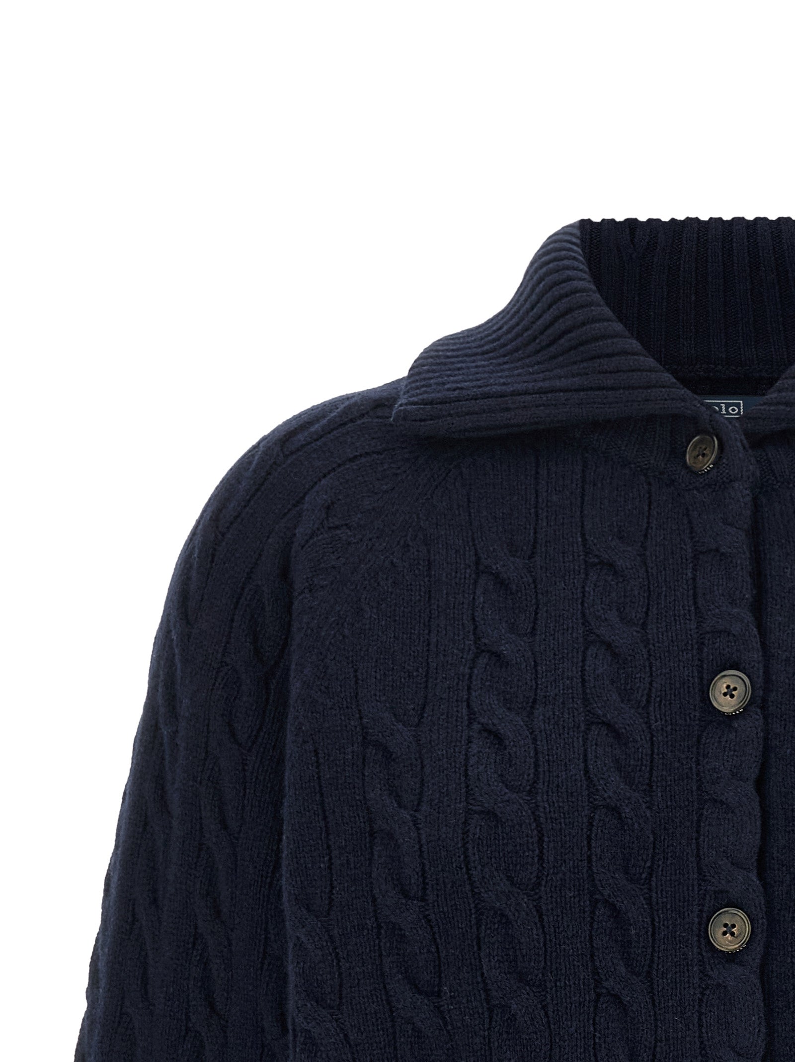 Polo Ralph Lauren Blauer Wollcardigan