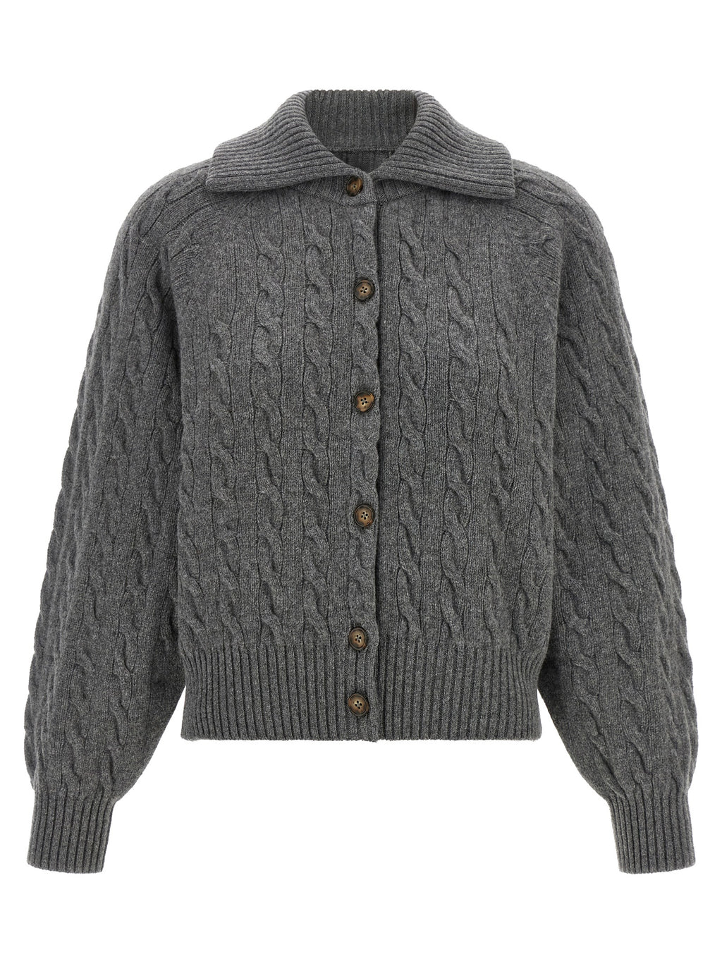 Polo Ralph Lauren Grauer Wollcardigan