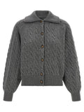 Polo Ralph Lauren Grauer Wollcardigan