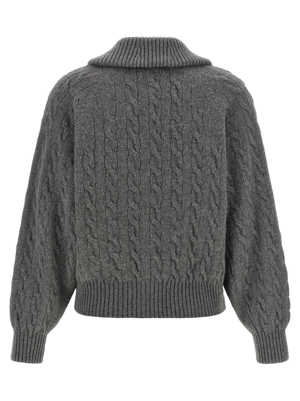 Polo Ralph Lauren Grauer Wollcardigan