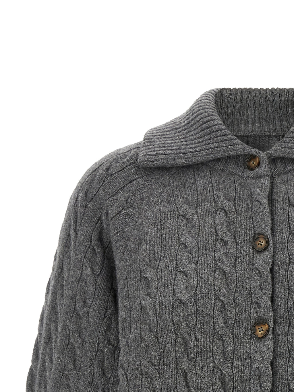 Polo Ralph Lauren Grauer Wollcardigan