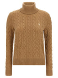 Polo Ralph Lauren Beige Wollstrickjacke