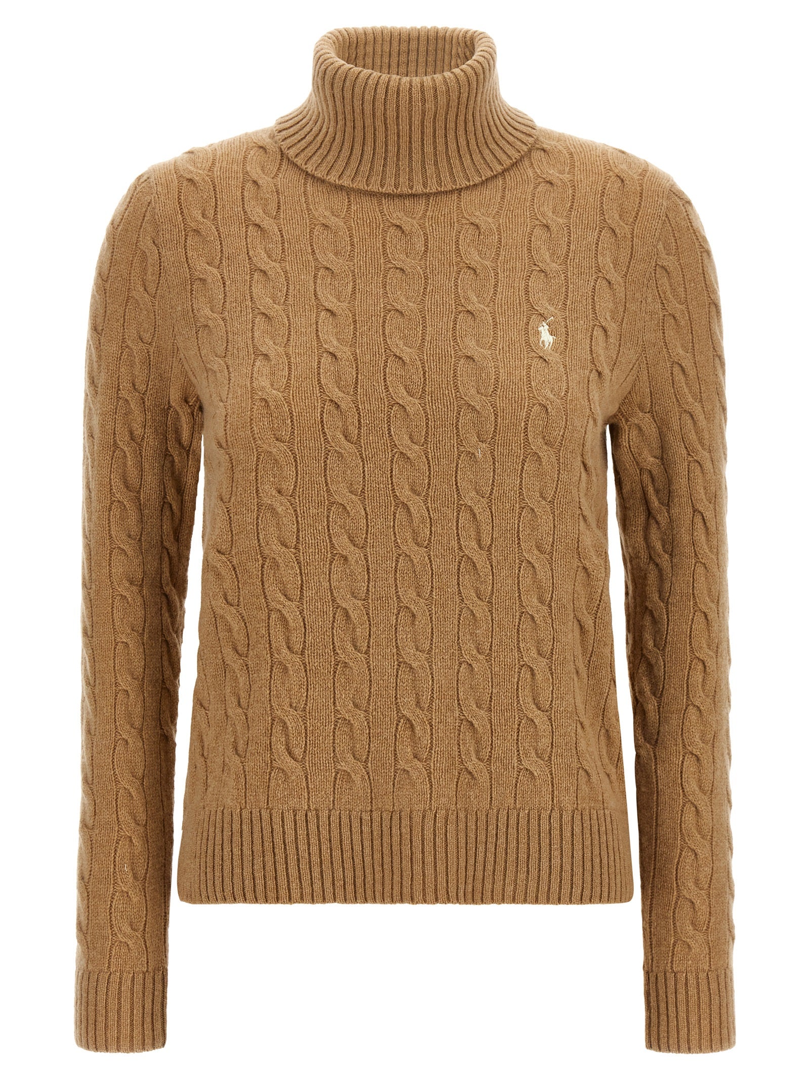 Polo Ralph Lauren Beige Wollstrickjacke