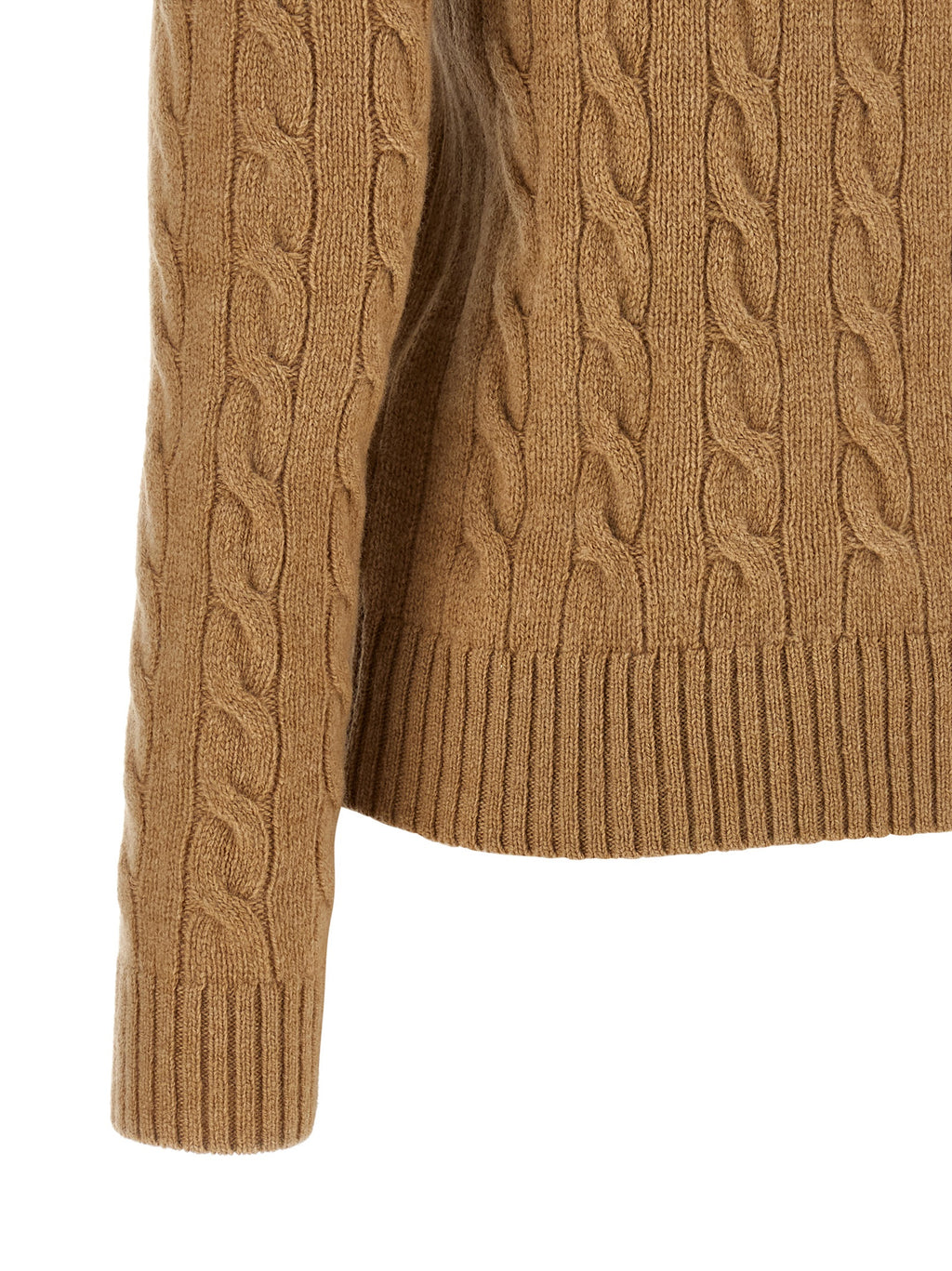 Polo Ralph Lauren Beige Wollstrickjacke