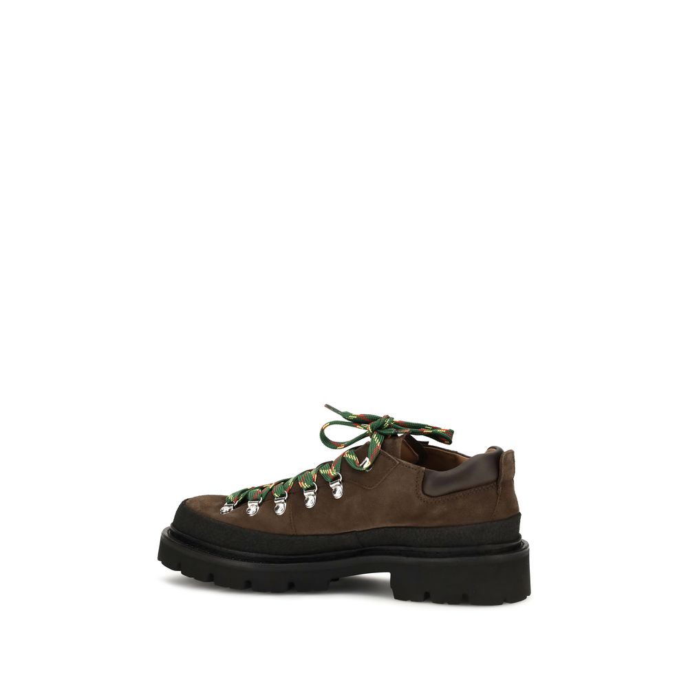 Dsquared² Braune Kalbsleder Bos Taurus Schnürstiefel