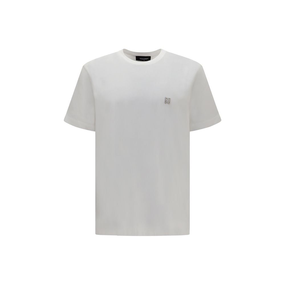 Dsquared² Weißes Baumwoll-T-Shirt