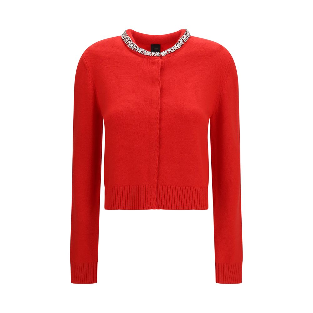 PINKO Mehrfarbige Strickjacke aus Wolle Oves Aries