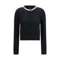PINKO Strickjacke aus schwarzer Wolle Oves Aries