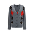 PINKO Grauer Woll Cardigan Ovis Aries