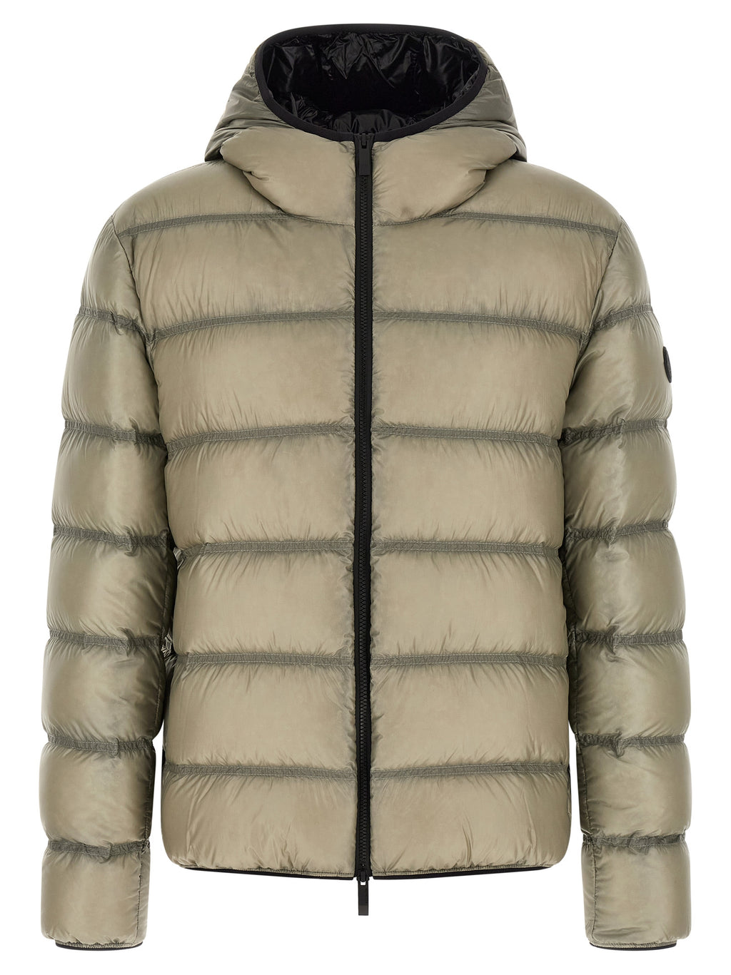 Moncler Beige Polyamid Steppjacke