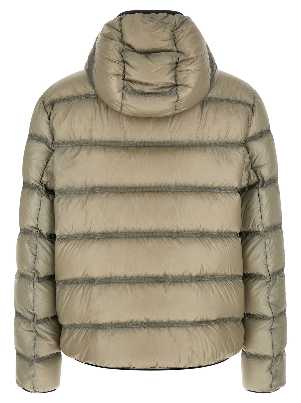 Moncler Beige Polyamid Steppjacke