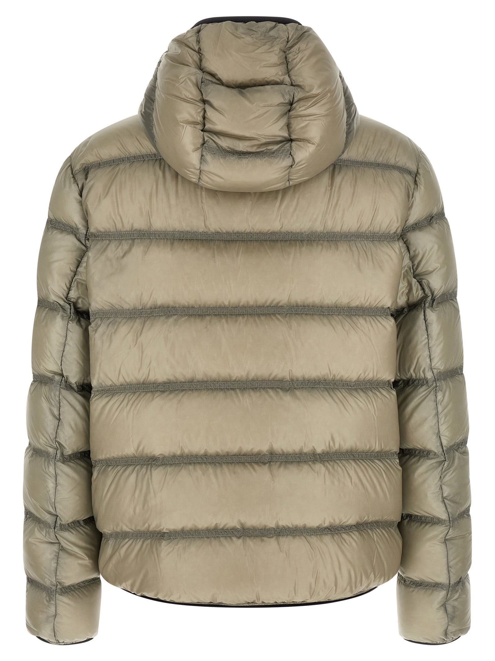 Moncler Beige Polyamid Steppjacke