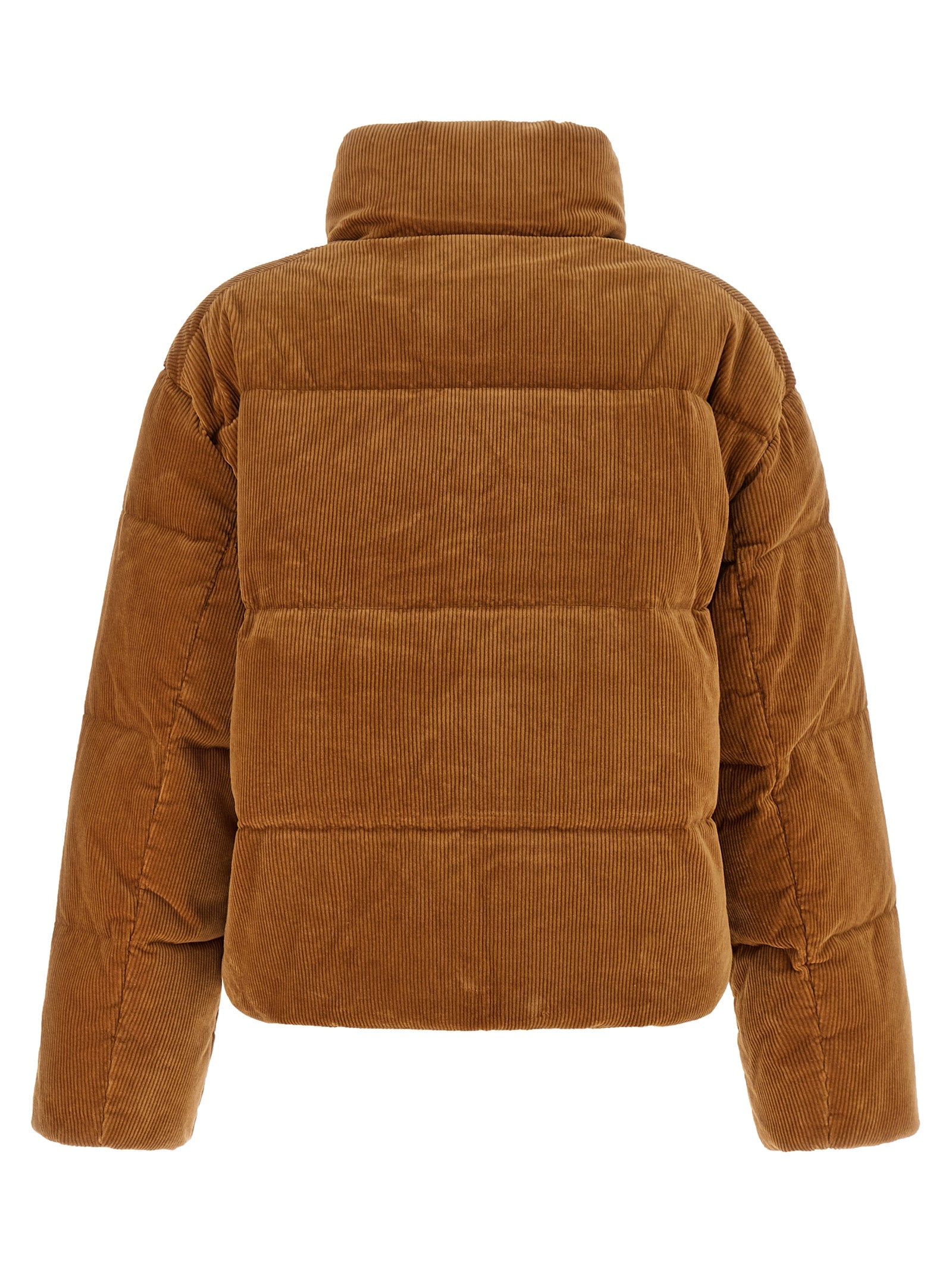Polo Ralph Lauren Braune Baumwolljacke in voller Länge