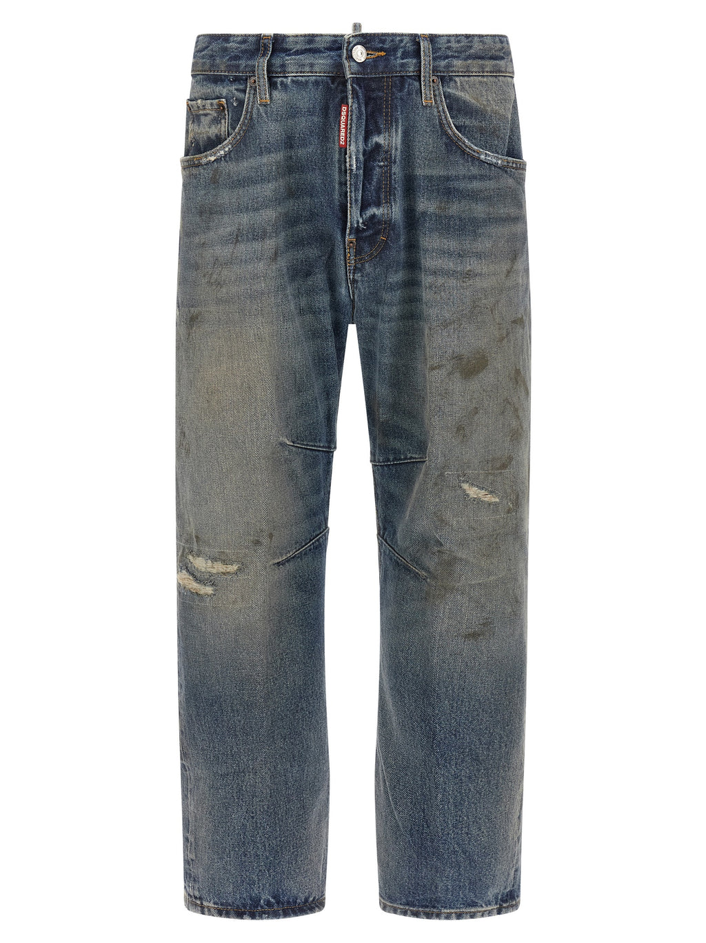 Dsquared² Blaue Baumwolljeans im Relaxed Fit