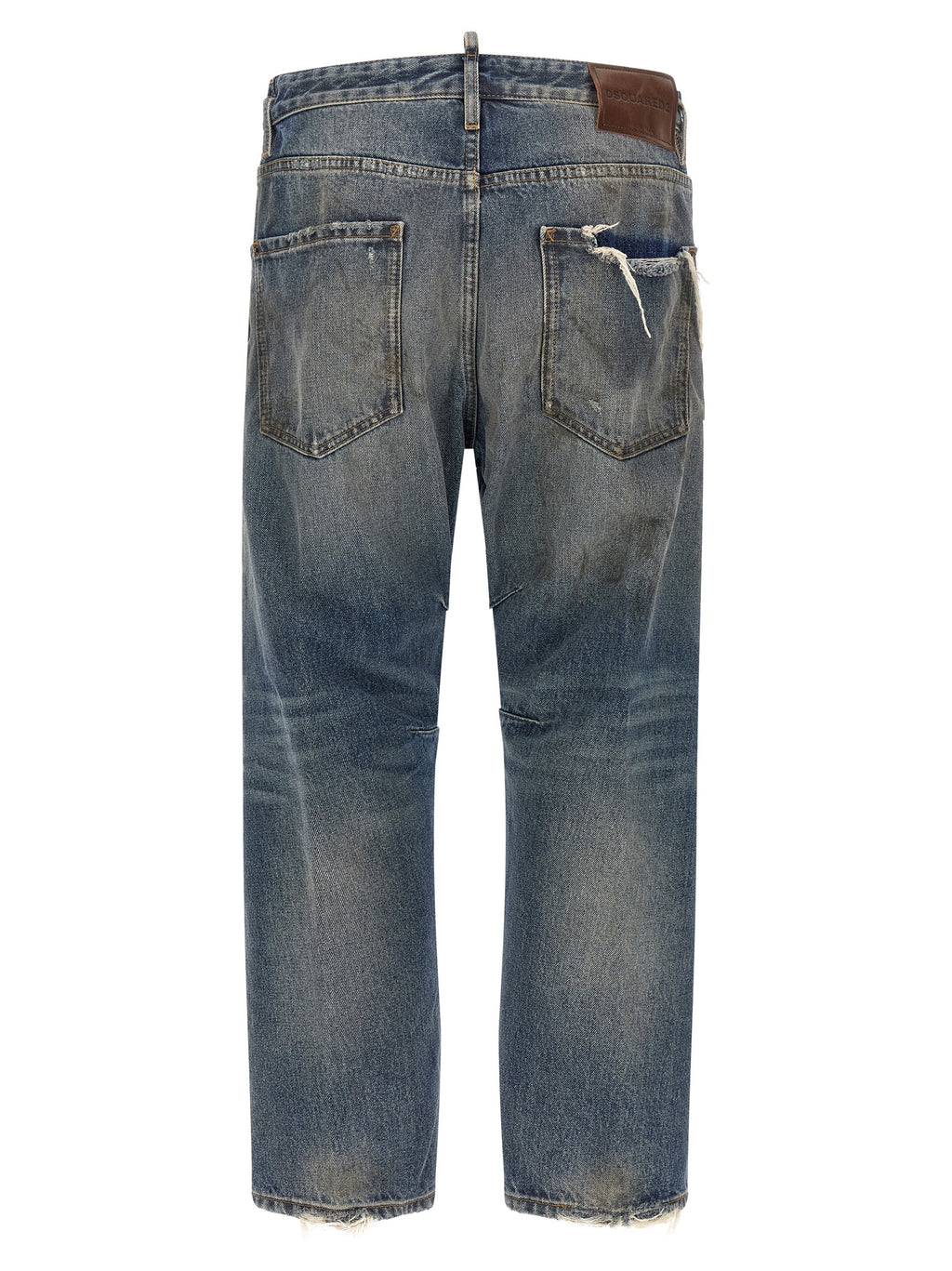 Dsquared² Blaue Baumwolljeans im Relaxed Fit