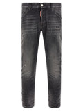 Dsquared² Graue Skinny Jeans aus Baumwolle