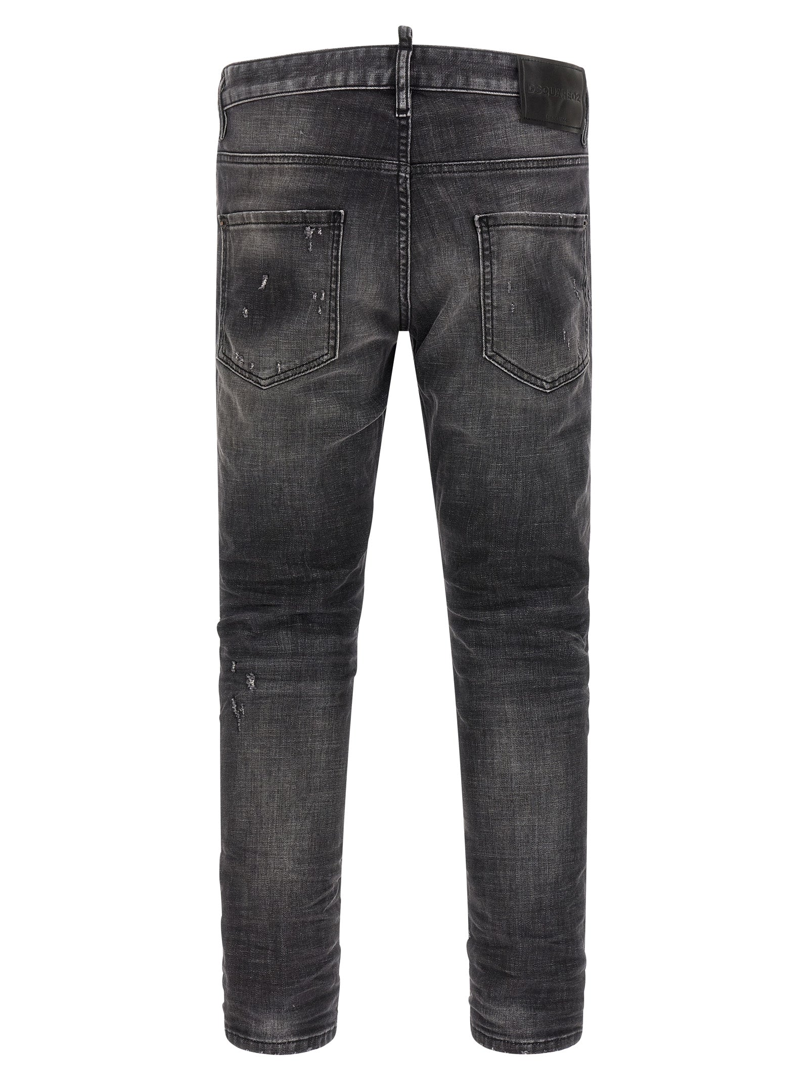 Dsquared² Graue Skinny Jeans aus Baumwolle