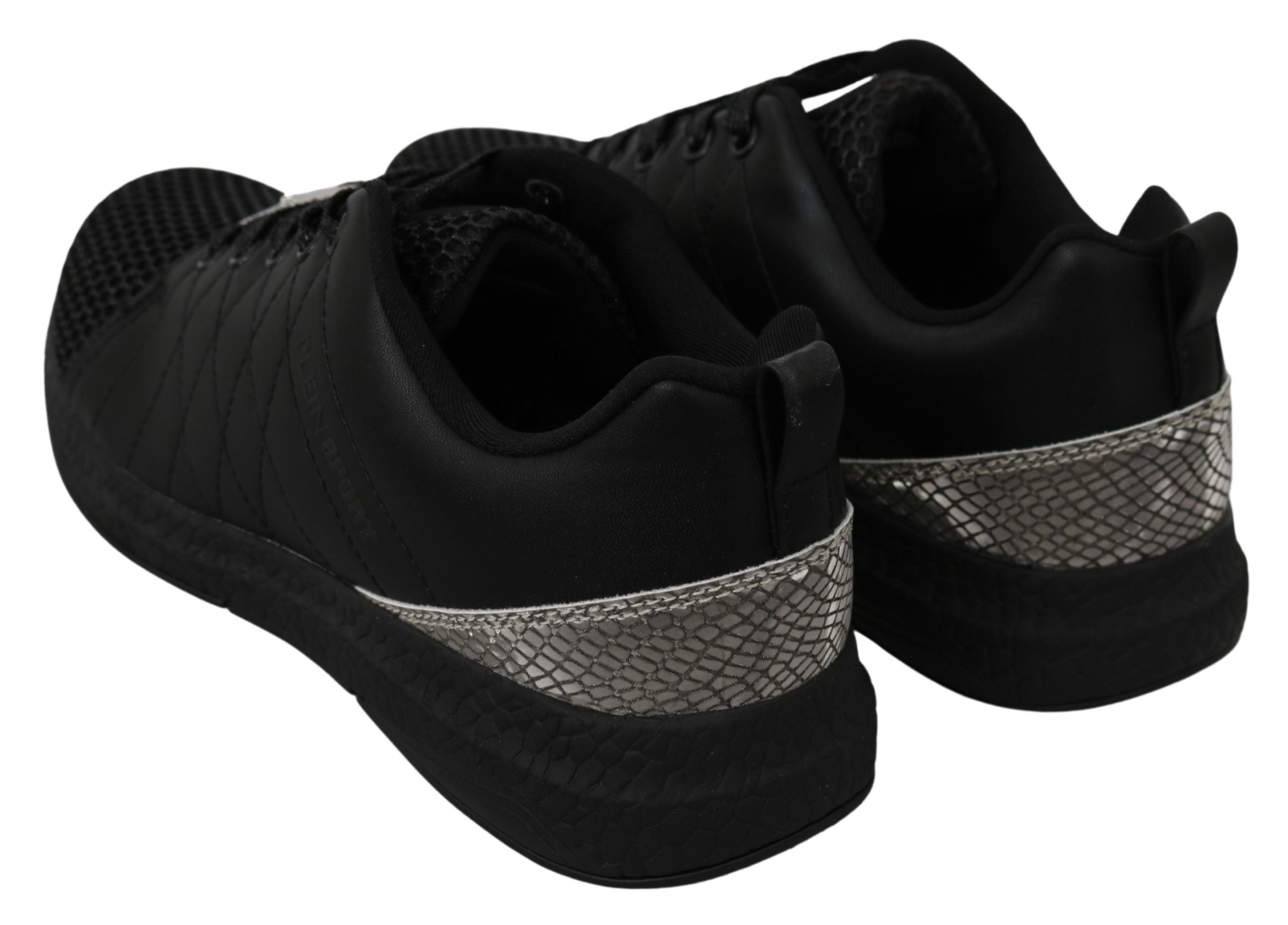 Philipp Plein Schwarz Casual Running Turnschuhe Schuhe