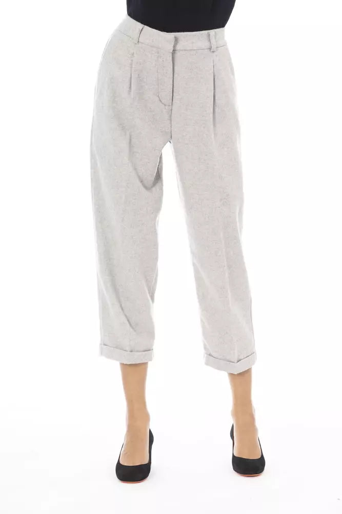 Alpha Studio Elegante Wollhose für Damen