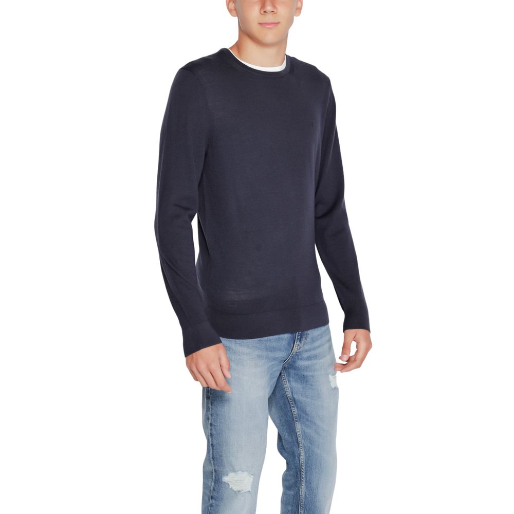 Calvin Klein Blaue Sportbekleidung aus recycelter Wolle