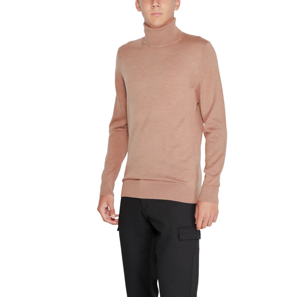 Calvin Klein Beige Wollrollkragenpullover