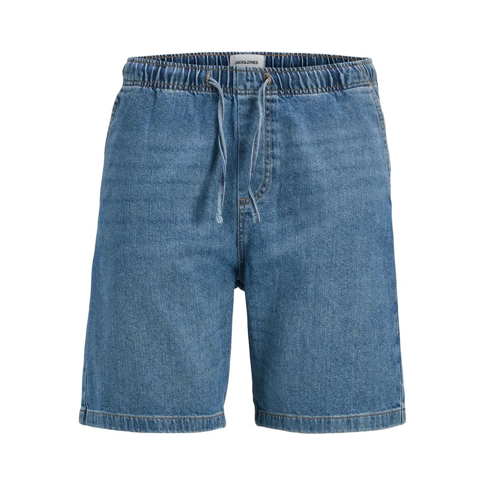 Jack Jones Hellblaue Baumwoll-Bermudashorts