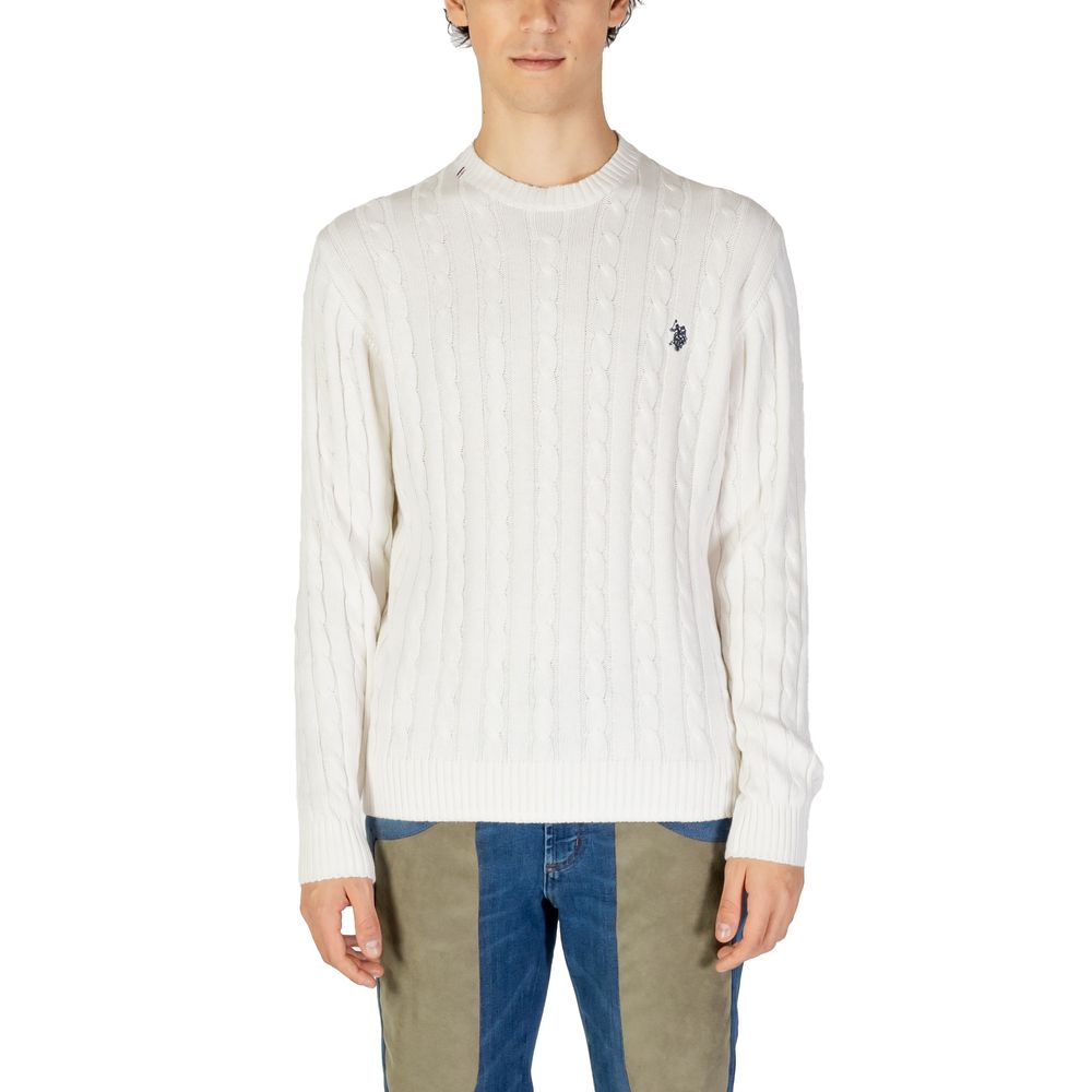 U.S. POLO ASSN. Weißes Baumwoll-Sweatshirt