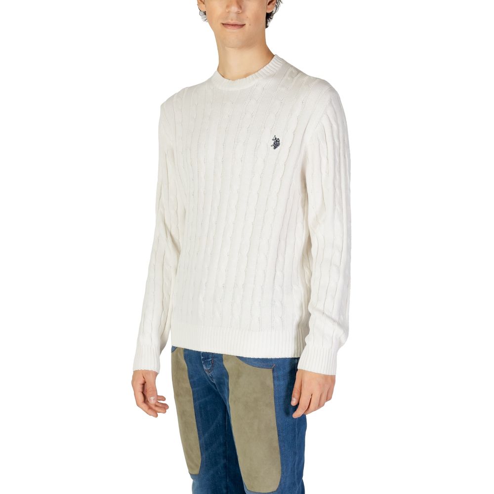 U.S. POLO ASSN. Weißes Baumwoll-Sweatshirt
