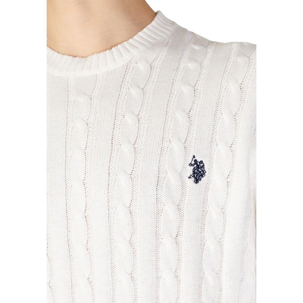 U.S. POLO ASSN. Weißes Baumwoll-Sweatshirt