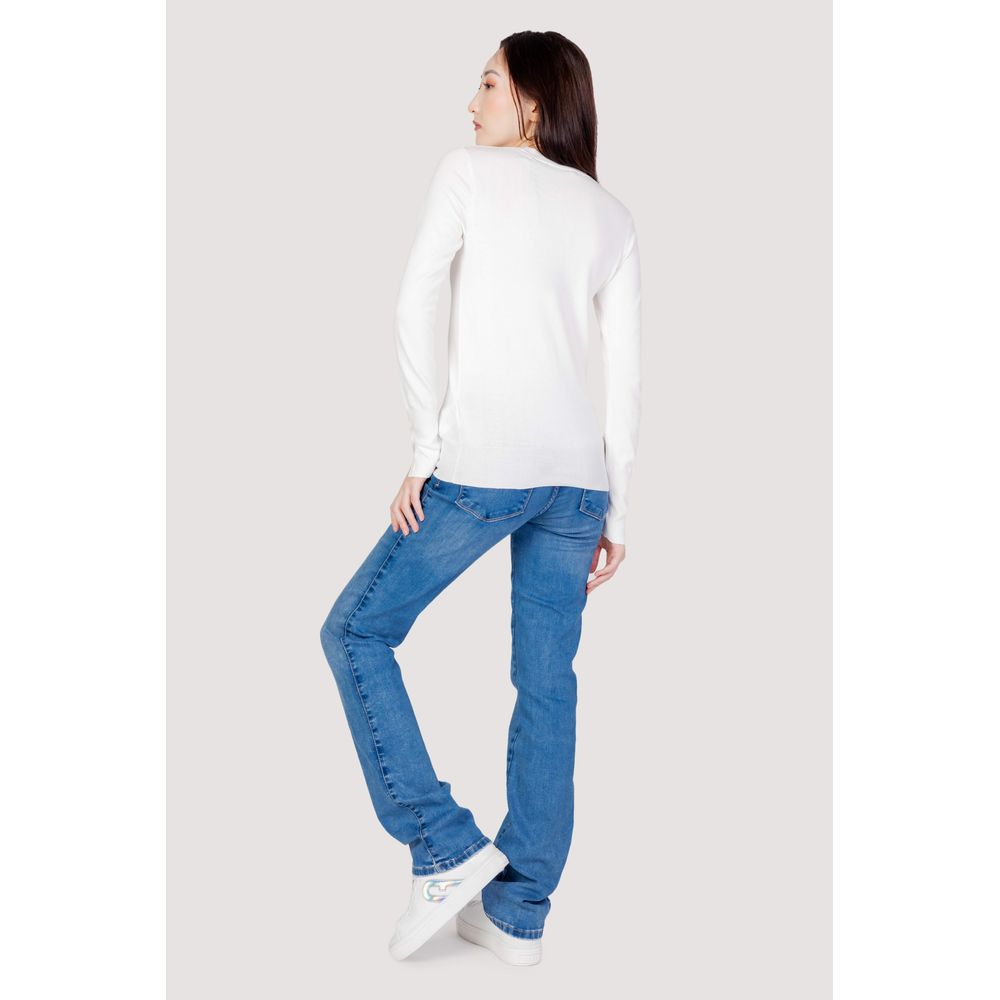 Guess Weißes Baumwoll-Sweatshirt