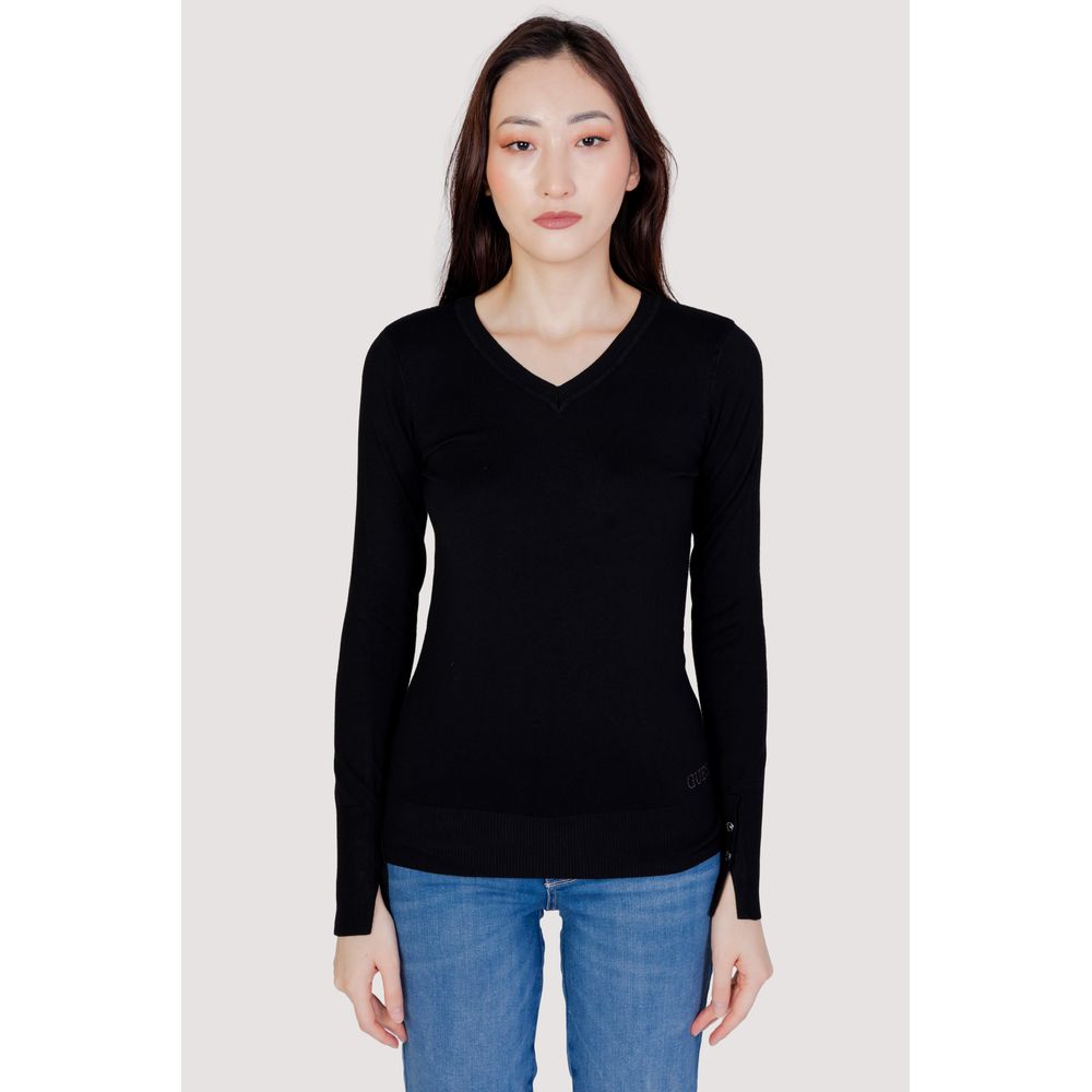 Guess Schwarzer Baumwoll-Sweatshirt